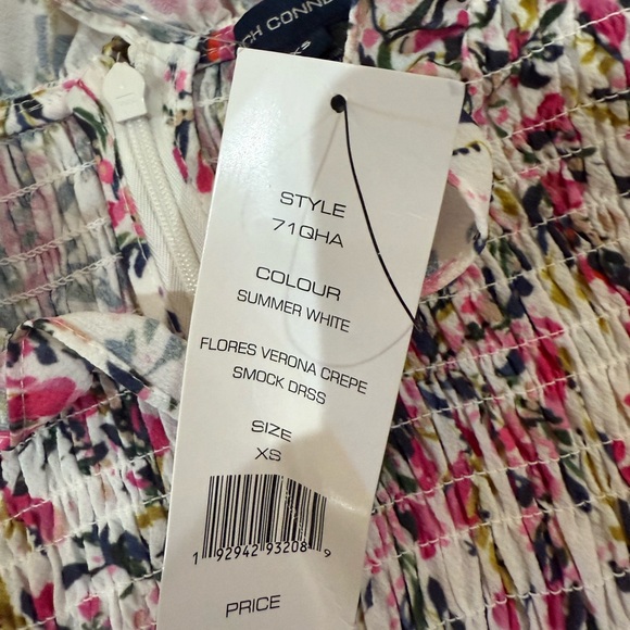 French Connection Summer White Smock Dress - Picture 3 of 7